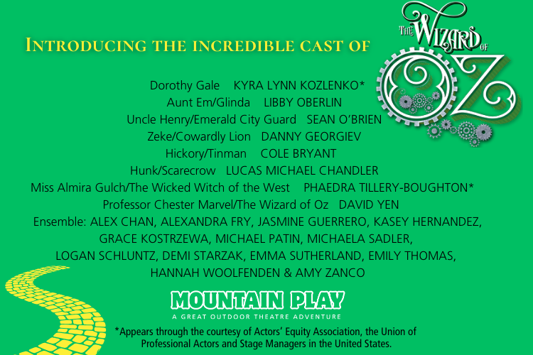 Cast List Announcement